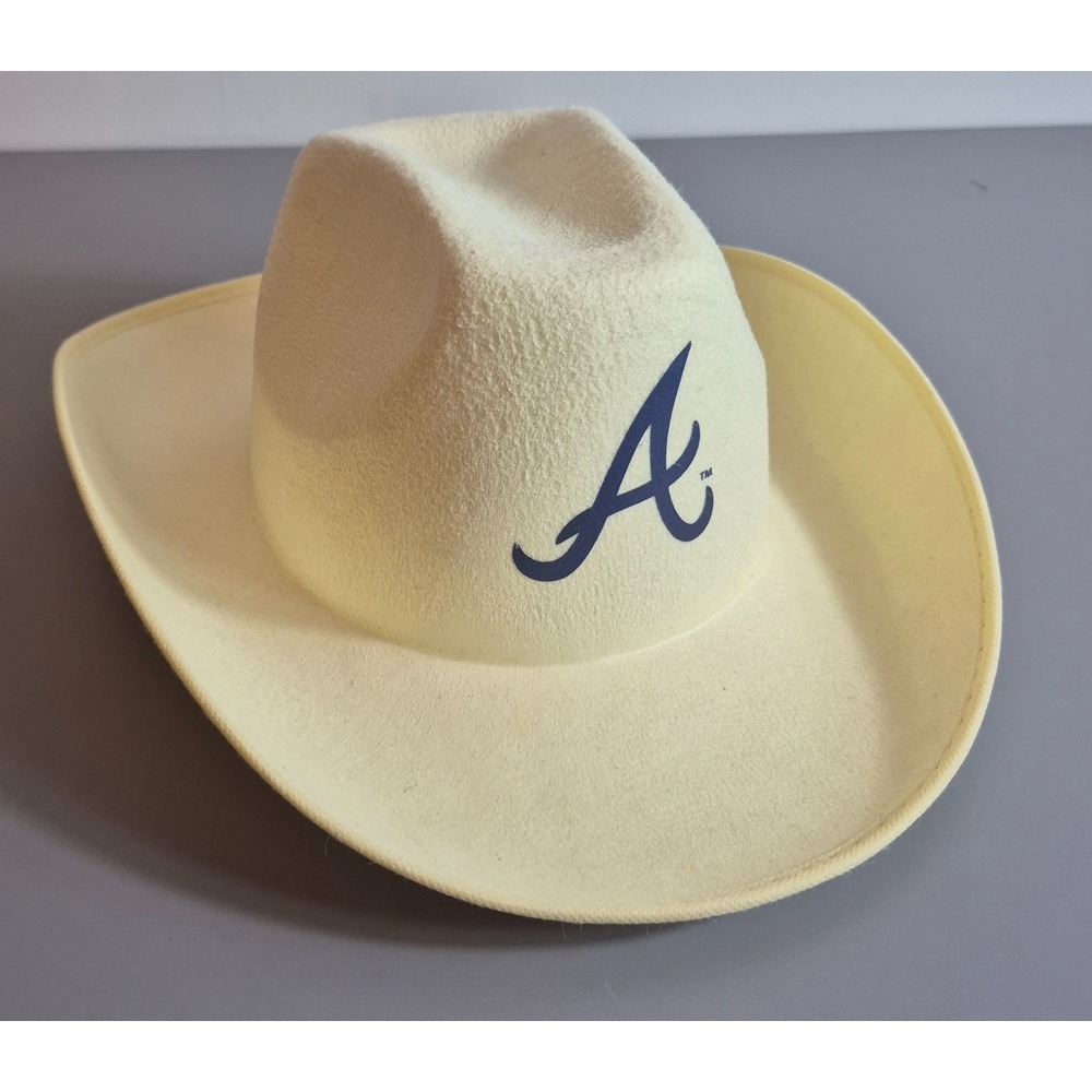Atlanta Braves Promotional Giveaway Foam Cowboy Hat Coca-Cola OSFM